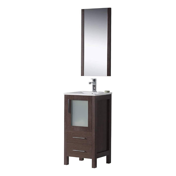 Blossom Sydney 16" Vanity Set With Ceramic Sink and Optional Mirror