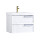 Blossom Sofia 24 Inch Vanity Base in White / Matte Gray. Available with Acrylic Sink - The Bath Vanities