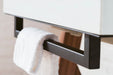 Lakeside 30" Single Vanity, Mid-Century Walnut w/ Arctic Fall Solid Surface Top - Luxe Vanity & Tub