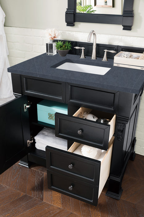 Brookfield 36" Single Bathroom Vanity in Antique Black