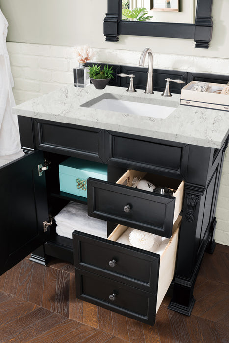 Brookfield 36" Single Bathroom Vanity in Antique Black