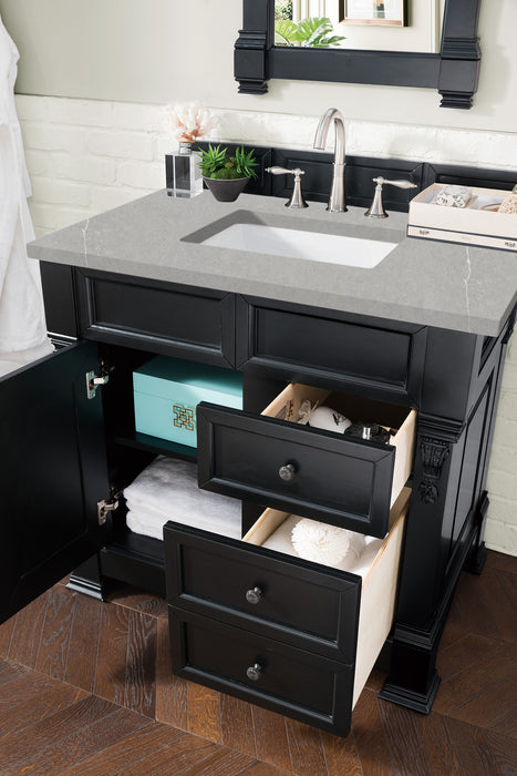 Brookfield 36" Single Bathroom Vanity in Antique Black