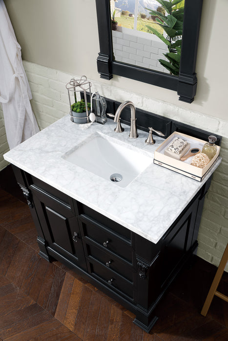 Brookfield 36" Single Bathroom Vanity in Antique Black