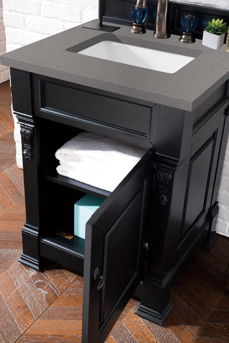 Brookfield 26" Single Bathroom Vanity in Antique Black