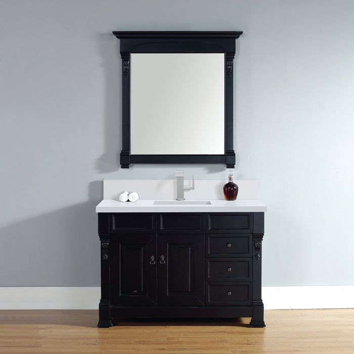 Brookfield 48" Single Bathroom Vanity in Antique Black