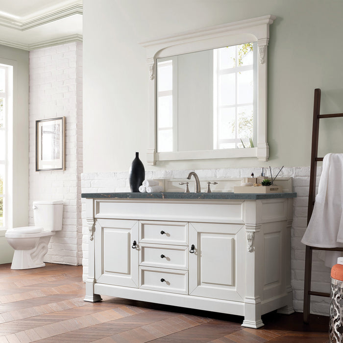 Brookfield 60" Single Bathroom Vanity in Bright White