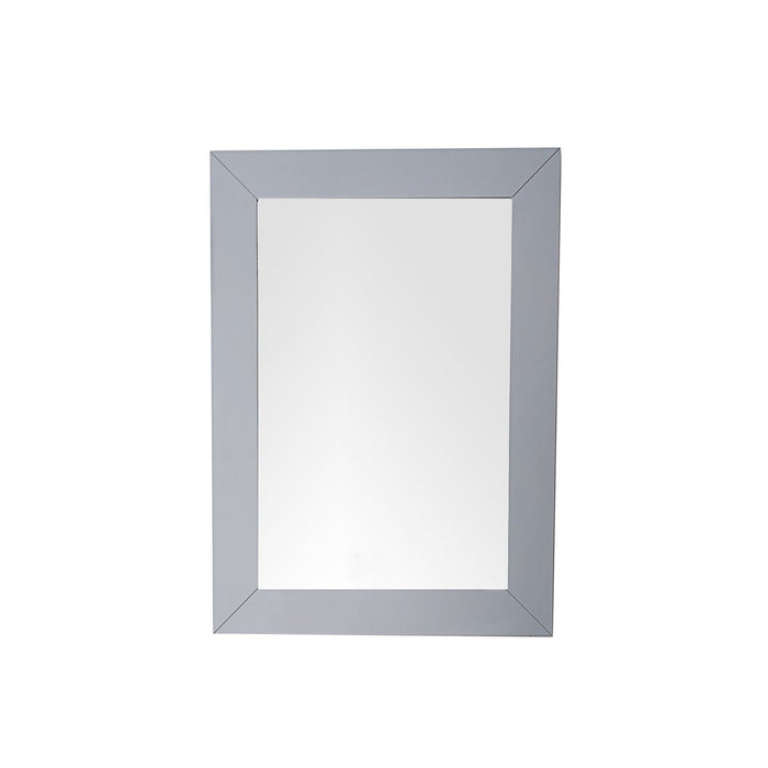 29" Weston Rectangular Mirror, Silver Gray - Luxe Vanity & Tub