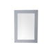 29" Weston Rectangular Mirror, Silver Gray - Luxe Vanity & Tub