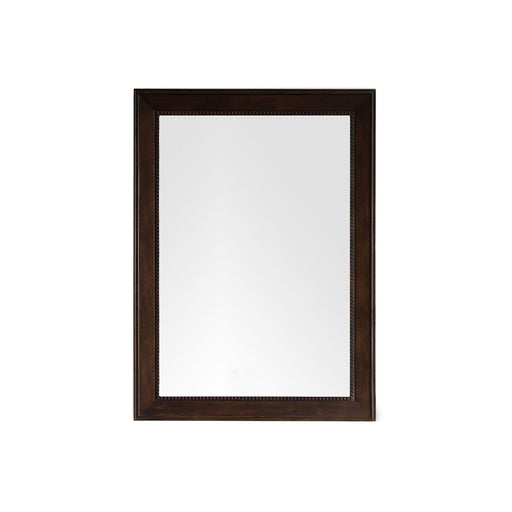 29" Bristol Rectangular Mirror, Burnished Mahogany - Luxe Vanity & Tub