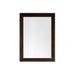 29" Bristol Rectangular Mirror, Burnished Mahogany - Luxe Vanity & Tub