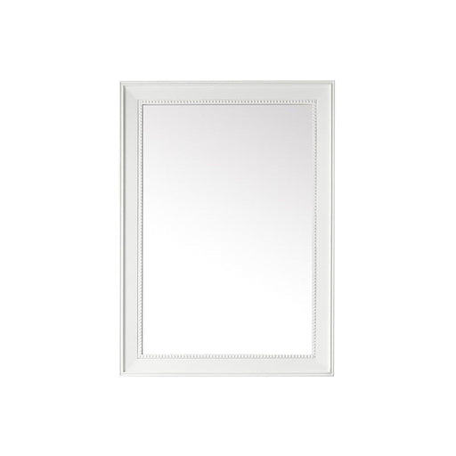 29" Bristol Rectangular Mirror, Glossy White - Luxe Vanity & Tub