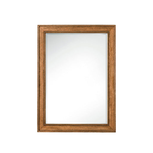 29" Bristol Rectangular Mirror, Saddle Brown - Luxe Vanity & Tub