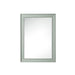 29" Bristol Rectangular Mirror, Sage Green - Luxe Vanity & Tub