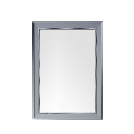 29" Bristol Rectangular Mirror, Silver Gray - Luxe Vanity & Tub