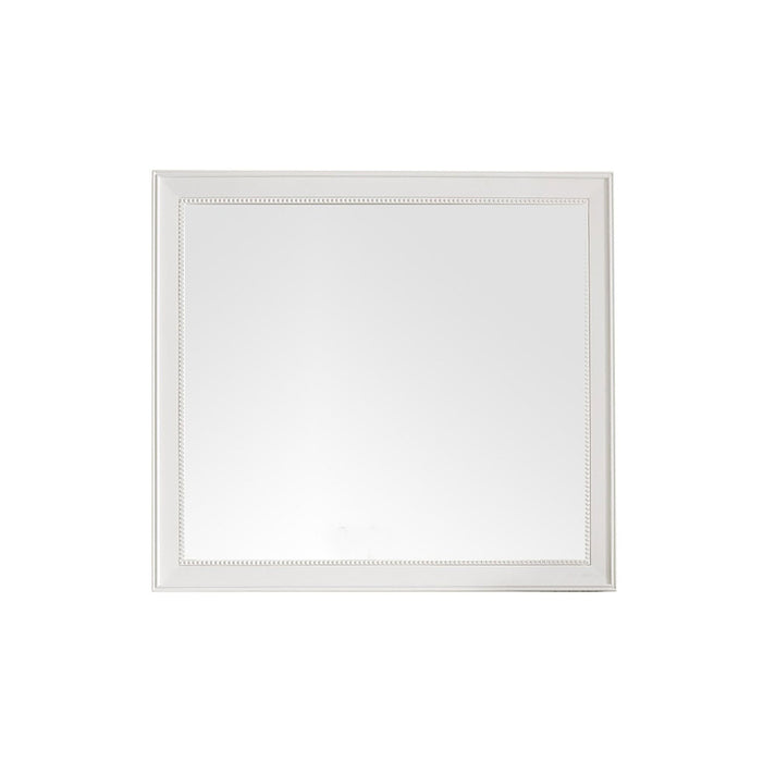 44" Bristol Rectangular Mirror, Bright White - Luxe Vanity & Tub