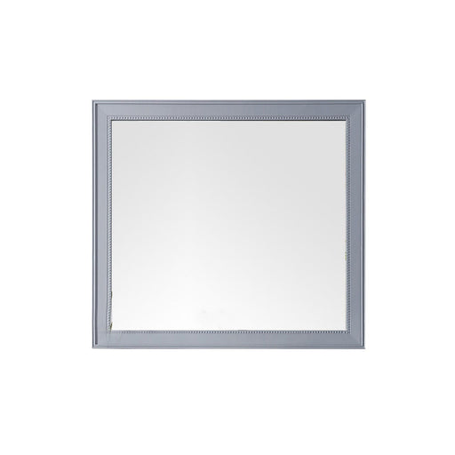 44" Bristol Rectangular Mirror, Silver Gray - Luxe Vanity & Tub