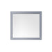 44" Bristol Rectangular Mirror, Silver Gray - Luxe Vanity & Tub