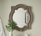 35" Castilian Double Arch Mirror, Empire Gray - Luxe Vanity & Tub