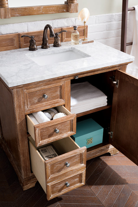 Providence 36" Single Bathroom Vanity in Driftwood