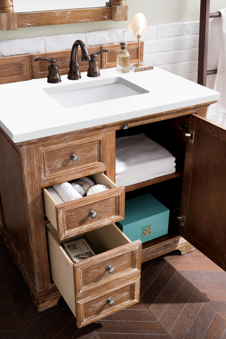 Providence 36" Single Bathroom Vanity in Driftwood