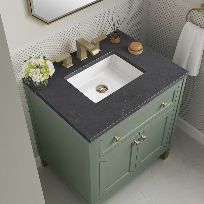 Chicago 30" Single Bathroom Vanity in Smokey Celadon