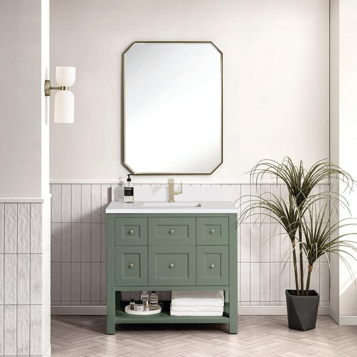 Breckenridge 36" Single Vanity in Smokey Celadon