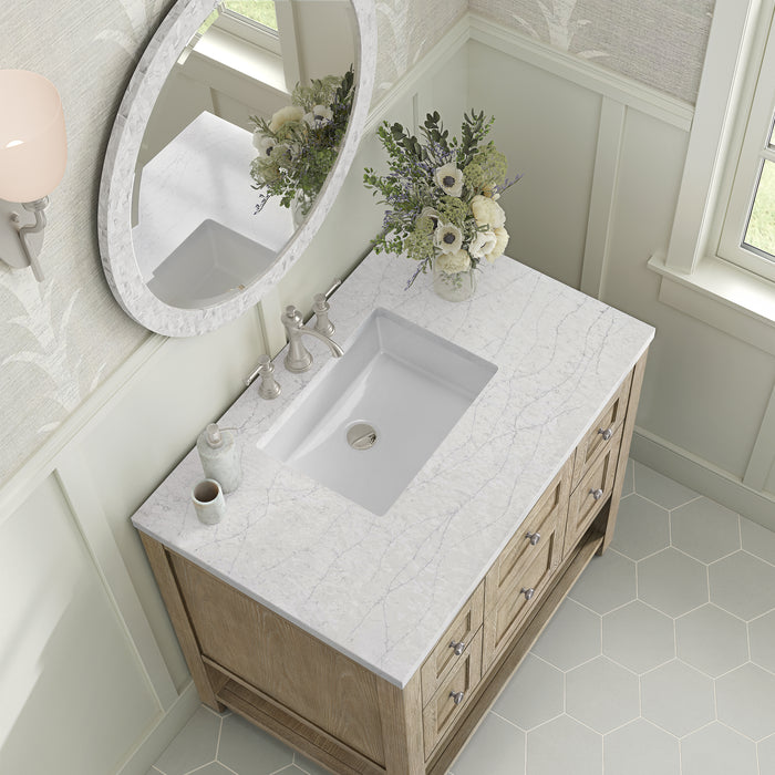 Breckenridge 36" Single Vanity in Whitewashed Oak