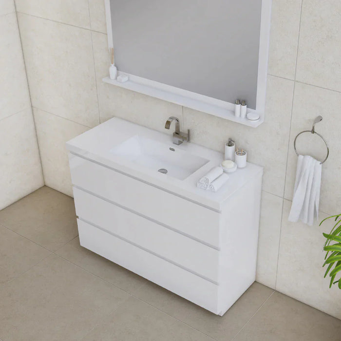 Alya Bath Paterno 48" Modern Freestanding Bathroom Vanity - Luxe Vanity & Tub