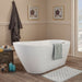 Shaia 67" x 32" Freestanding Soaking Acrylic Bathtub - Luxe Vanity & Tub