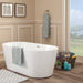 Cielo Freestanding Soaking Acrylic Bathtub - Luxe Vanity & Tub