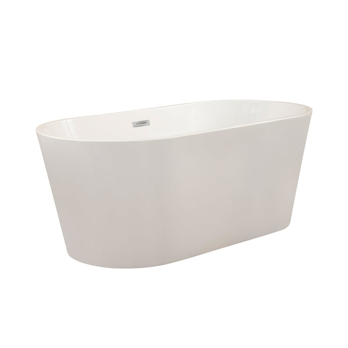 Cielo Freestanding Soaking Acrylic Bathtub - Luxe Vanity & Tub