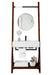 Lakeside 30" Single Vanity, Mid-Century Walnut w/ Arctic Fall Solid Surface Top - Luxe Vanity & Tub