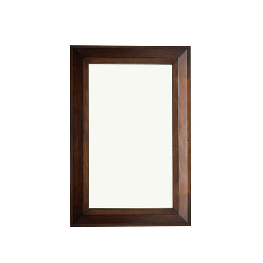 28" Portland Rectangular Mirror, Burnished Mahogany - Luxe Vanity & Tub