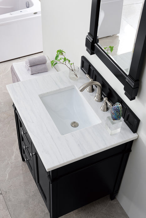 Brittany 30" Single Bathroom Vanity in Black Onyx