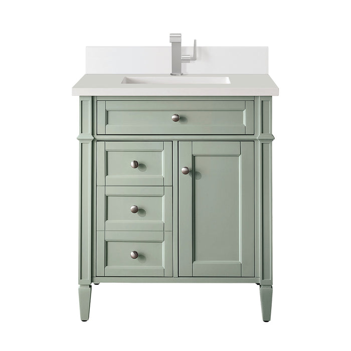 Brittany 30" Single Vanity Cabinet, Sage Green