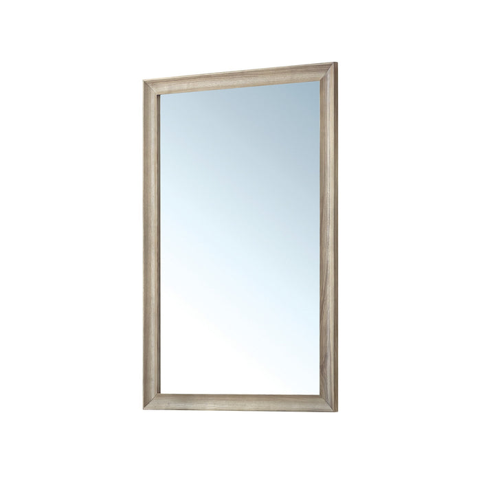 26" Glenbrooke Mirror, Whitewashed Oak - Luxe Vanity & Tub