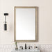 26" Glenbrooke Mirror, Whitewashed Oak - Luxe Vanity & Tub