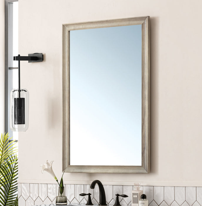 26" Glenbrooke Mirror, Whitewashed Oak - Luxe Vanity & Tub