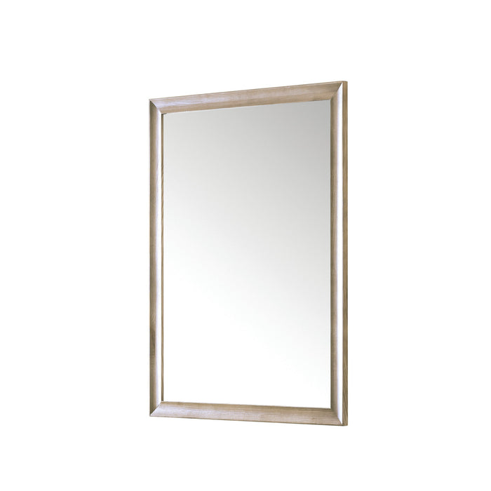 30" Glenbrooke Mirror, Whitewashed Oak - Luxe Vanity & Tub