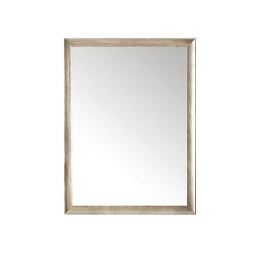 30" Glenbrooke Mirror, Whitewashed Oak - Luxe Vanity & Tub