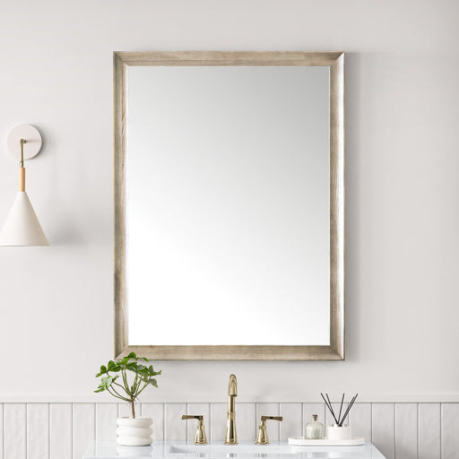 30" Glenbrooke Mirror, Whitewashed Oak - Luxe Vanity & Tub