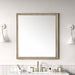 36" Glenbrooke Mirror, Whitewashed Oak - Luxe Vanity & Tub