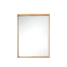 23.6" Milan Rectangular Cube Mirror, Natural Ash - Luxe Vanity & Tub