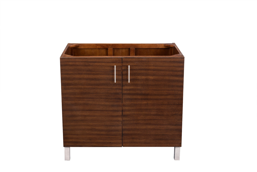 36" Metropolitan Single Bathroom Vanity, American Walnut