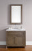 Chicago 36" Single Vanity, Whitewashed Walnut w/ 3 CM White Zeus Quartz Top - Luxe Vanity & Tub