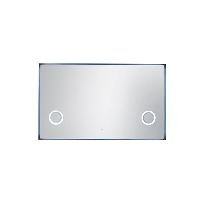 70" Levitate Mirror, Plated Nickel - Luxe Vanity & Tub