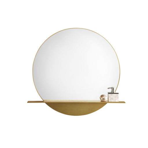 36" Platform Mirror, Radiant Gold - Luxe Vanity & Tub