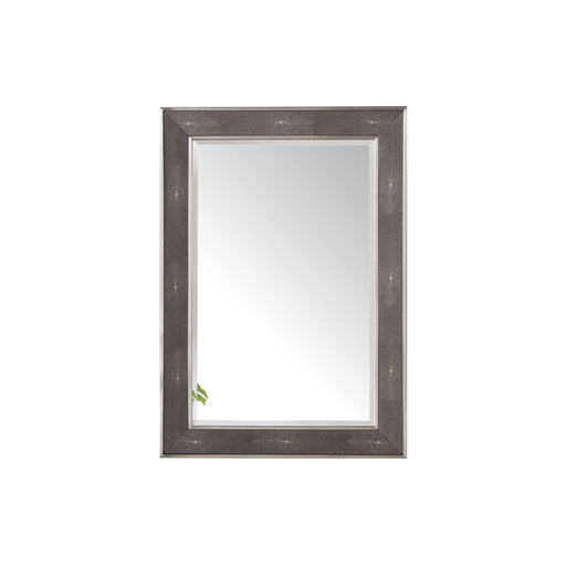 28" Element Mirror, Silver with Charcoal - Luxe Vanity & Tub