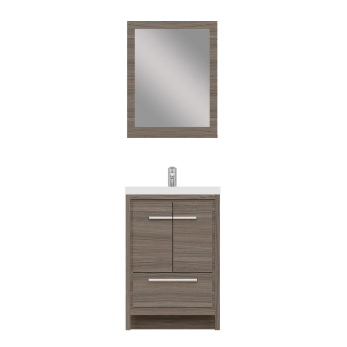 Alya Bath Sortino 24" Modern Bathroom Vanity - Luxe Vanity & Tub