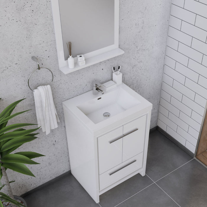 Alya Bath Sortino 24" Modern Bathroom Vanity - Luxe Vanity & Tub